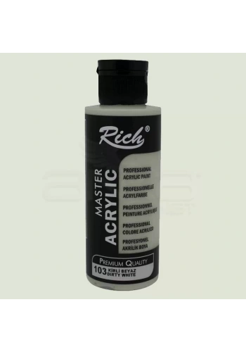Rich Master Akrilik Boya 120ml 103 Kirli Beyaz