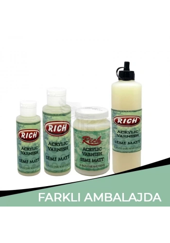 Rich Su Bazlı Yarı Mat Vernik