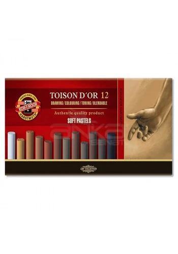 Koh-ı-Noor Soft Pastel Takımı 12li 8522