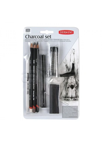 Derwent Charcoal Pencils Füzen Seti