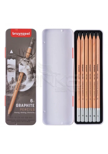 Bruynzeel Expression Graphite Dereceli Kalem 6lı Set