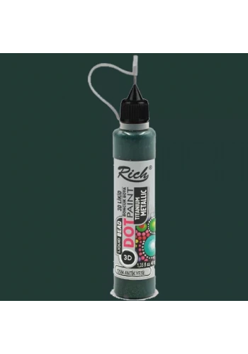 Rich Dot Paınt Boncuk Boya 12084 Antik Yeşil