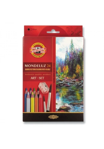 Koh-i Noor  Mondeluz Aquarell Sulu Boya Kalem Seti 24lü 3711