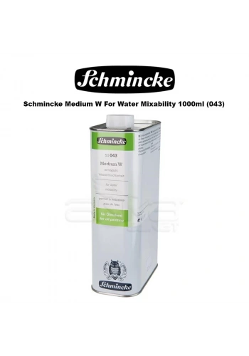 Schmincke Medium W For Water Mixability 1000ml (043)