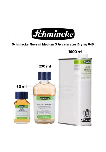 Schmincke Mussini Medium 3 Accelerates Drying 040