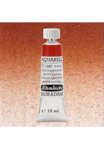 Schmincke Horadam Aquarell Tube 15ml Seri 1 Burnt Sienna 661