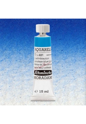 Schmincke Horadam Aquarell Tube 15ml Seri 1 Cerulean Blue Tone 481