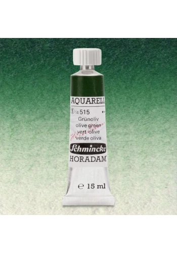 Schmincke Horadam Aquarell Tube 15ml Seri 1 Green Olive 515