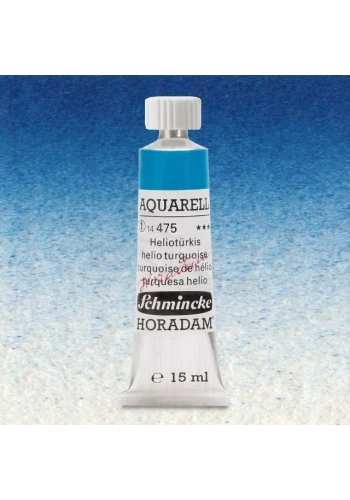 Schmincke Horadam Aquarell Tube 15ml Seri 1 Helio Turquoise 475