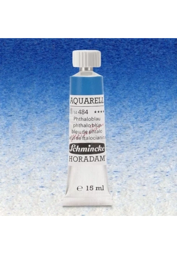 Schmincke Horadam Aquarell Tube 15ml Seri 1 Phthalo Blue 484