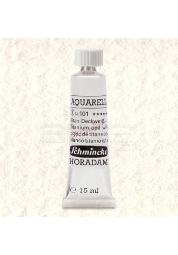 Schmincke Horadam Aquarell Tube 15ml Seri 1 Titanium Opaque White 101
