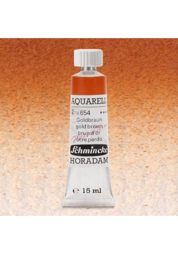 Schmincke Horadam Aquarell Tube 15ml Seri 2 Gold Brown 654