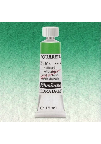 Schmincke Horadam Aquarell Tube 15ml Seri 2 Helio Green 514