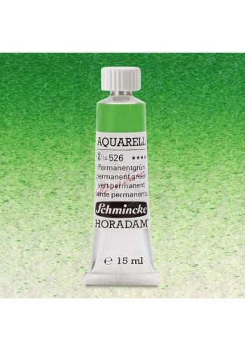 Schmincke Horadam Aquarell Tube 15ml Seri 2 Permanent Green 526