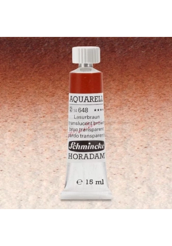 Schmincke Horadam Aquarell Tube 15ml Seri 2 Translucent Brown 648