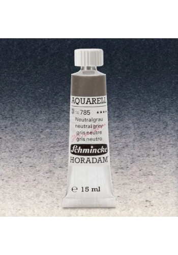 Schmincke Horadam Aquarell Tube 15ml Seri 3 Neutral Grey 785