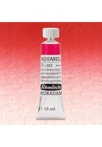 Schmincke Horadam Aquarell Tube 15ml Seri 3 Permanent Carmine 353