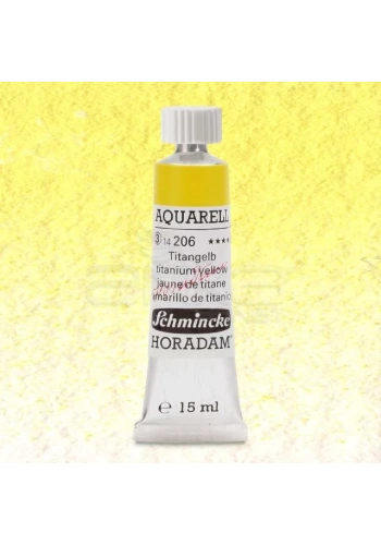 Schmincke Horadam Aquarell Tube 15ml Seri 3 Titanium Yellow 206