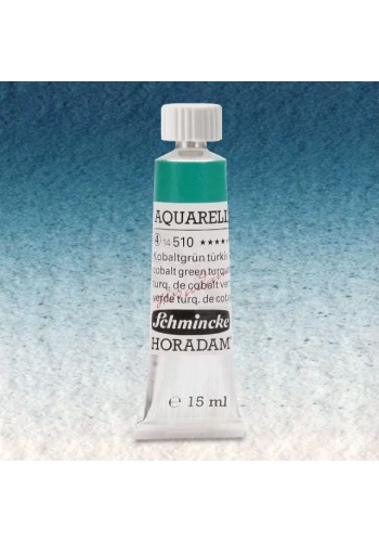 Schmincke Horadam Aquarell Tube 15ml Seri 4 Cobalt Green Turquoise 510
