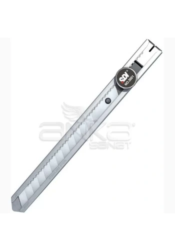 SDI Maket Bıçağı Dar Sıkıştırılmış Metal Gövde Kod:3001c