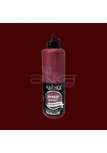 Cadence Hybrid Acrylic For Multisurfaces Tüm Yüzeyler İçin Akrilik Boya 500ml H055 Bordo