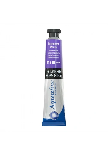 Daler Rowney Aquafine Tüp Sulu Boya 8ml 413 Permanent Mauve