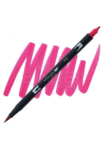 Tombow Dual Brush Pen Rubine Red 755