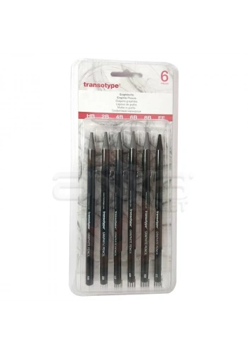 Transotype Woodless Pencil Grafit Kalem Seti 6lı