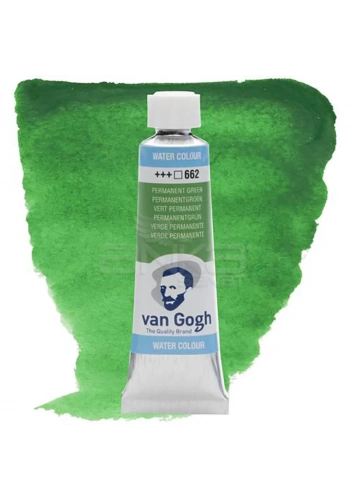 Van Gogh Tüp Sulu Boya 10ml Permanent Green 662