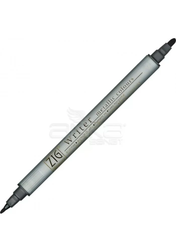 Zig Writer Metallic Colours Çift Uçlu Marker Kalem 127 Black