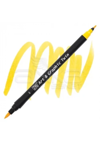 Zig Art & Graphic Twin Marker TUT-80 1 Yellow