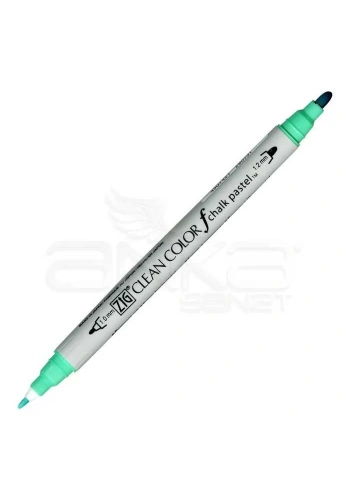Zig Clean Color f Chalk Pastel Çift Uçlu Marker Kalem Green 040