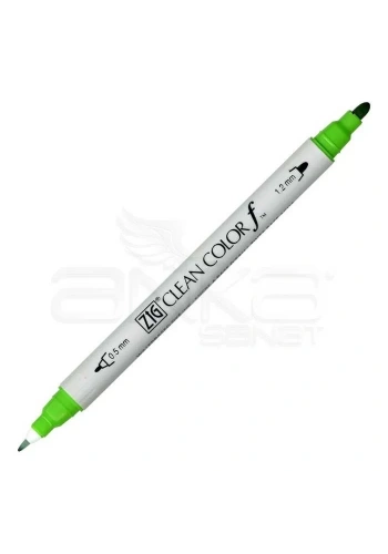Zig Clean Color f Çift Uçlu Marker Kalem May Green 047