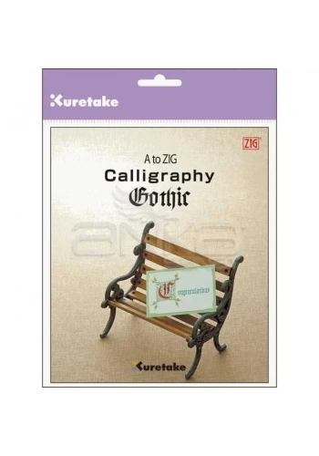 A to Zig Calligraphy Gothic Kaligrafi Kitabı