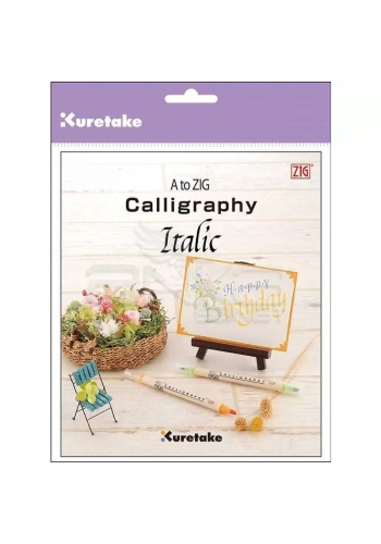 A to Zig Calligraphy İtalik Yazı Kaligrafi Kitabı