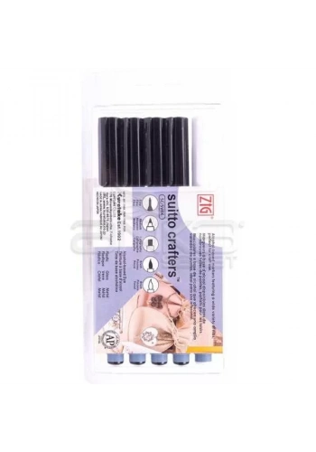 Zig Suitto Crafters Permanent Marker 5li Set SC5VBK
