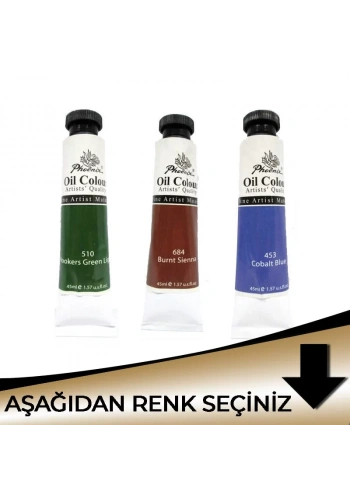 Phoenix Yağlı Boya 45ml Metalik Tonlar