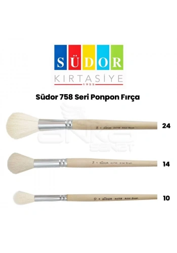Südor 758 Seri Ponpon Fırça