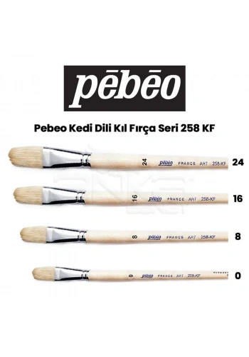 Pebeo 258KF Seri Kedi Dili Fırça