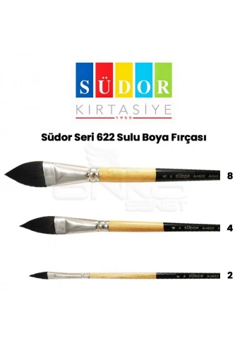 Südor Seri 622 Sulu Boya Fırçası
