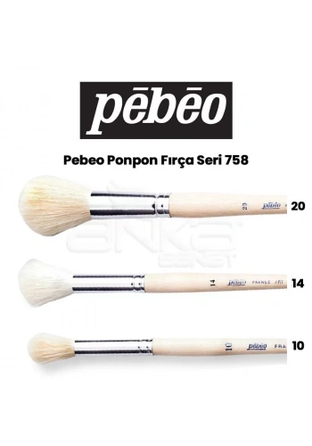 Pebeo 758 Seri Ponpon Fırça