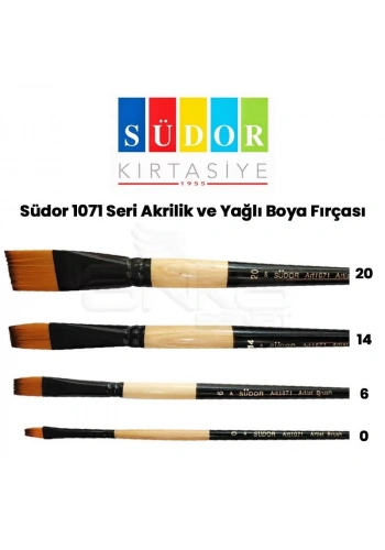 Südor 1071 Seri Akrilik ve Yağlı Boya Fırçası