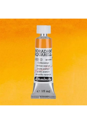 Schmincke Horadam Aquarell Tube 15ml Seri 2 Yellow Orange 222