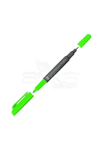 Marabu Graphix Permanent Marker Çift Uçlu 1.0mm-0.5mm 154 Lime