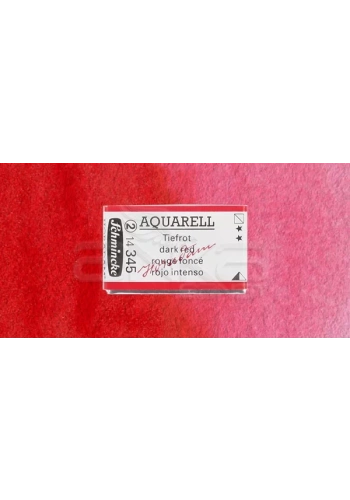 Schmincke Horadam Aquarell 1/1 Tablet 345 Dark Red seri 2
