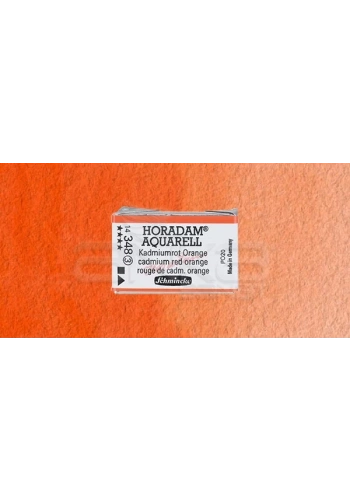Schmincke Horadam Aquarell 1/1 Tablet 348 Cadmium Red Orange seri 3