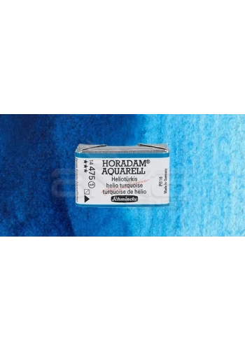 Schmincke Horadam Aquarell 1/1 Tablet 475 Helio Turquoise seri 1