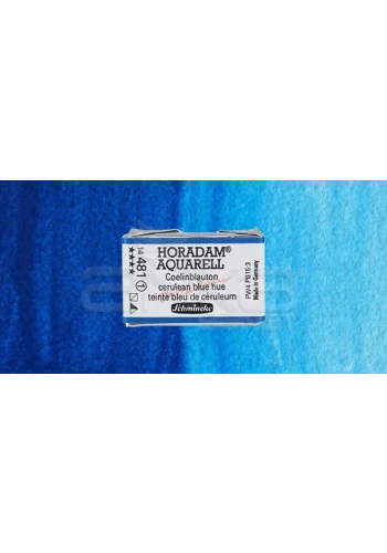 Schmincke Horadam Aquarell 1/1 Tablet 481 Cerulean Blue Tone seri 1