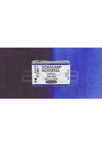 Schmincke Horadam Aquarell 1/1 Tablet 482 Delft Blue seri 3