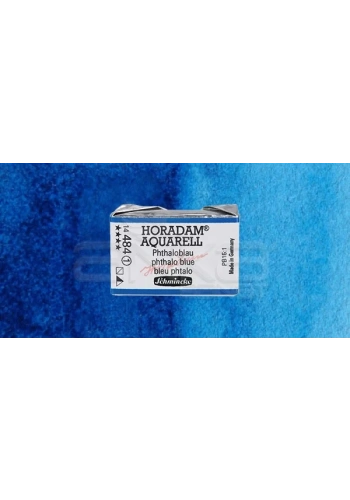 Schmincke Horadam Aquarell 1/1 Tablet 484 Phthalo Blue seri 1